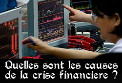 Les causes de la crise