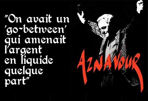 Charles Aznavour et l'argent des politiques