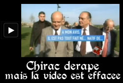 Chirac dérape
