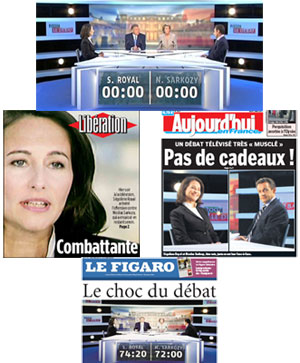 Les Unes de la presse