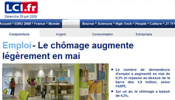 Chômage augmente