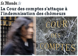 Les chômeurs et la  cour des comptes