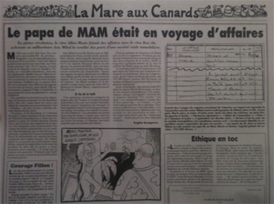 Affaire Alliot-Marie, Canard enchaîné