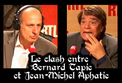 Clash entre Aphatie et Tapie