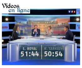 Clash Sarkozy et Royal