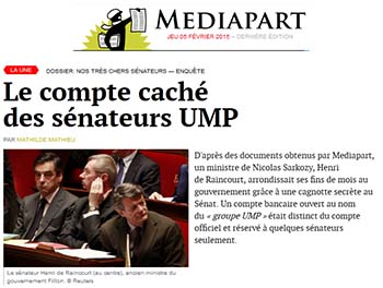 Compte caché des sénateurs