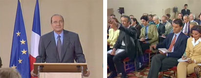 Conférence de presse de Chirac