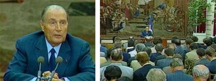 Conférence de presse de Mitterrand