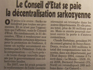 Conseil d'Etat dans Le Canard enchaîné