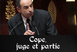 Copé, juge et partie