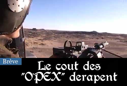 Le coût des opex