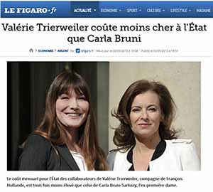 Coût du cabinet de Trierweiler