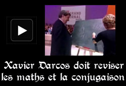 Darcos et les maths