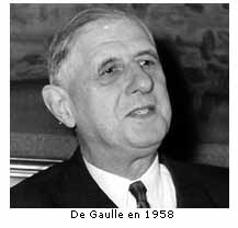 de Gaulle en 1958