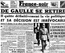 de Gaulle démissionne