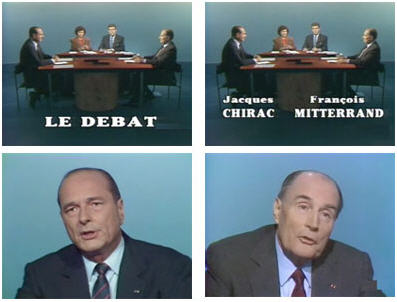 Débat Chirac/Mitterrand