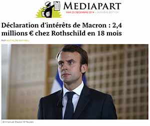 Déclaration d'intérêts de Macron