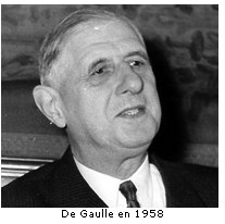 de Gaulle en 1958