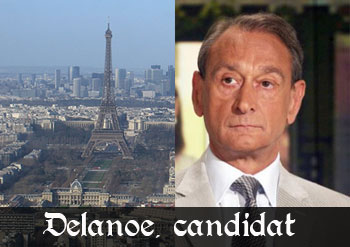 Delanoe, candidat