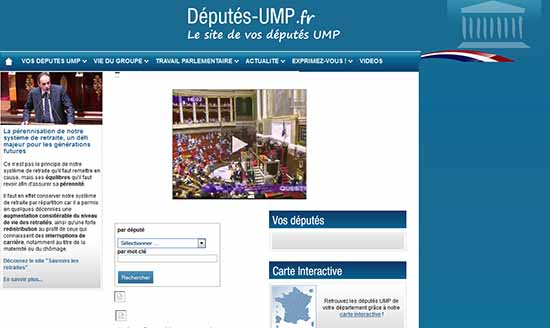 Deputes-ump.fr en 2010