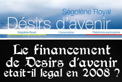 Désirs d'avenir, financement