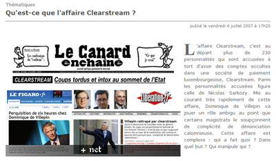 Dossier de l'affaire Clearstream