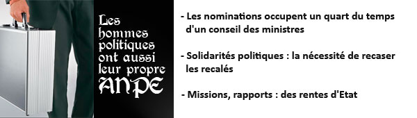 Dossier, l'ANPE des politiques