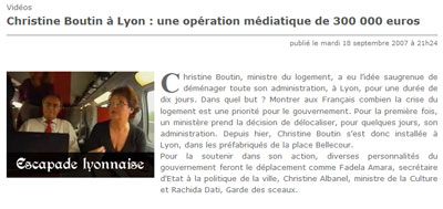 Christine Boutin à Lyon