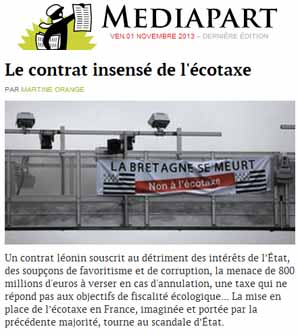 Ecotaxe - Mediapart