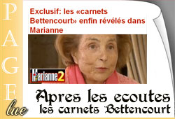 Les carnets Bettencourt