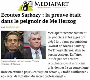 Ecoutes Sarkozy - Mediapart