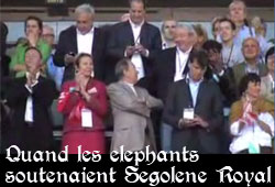 Eléphants soutiennent Royal