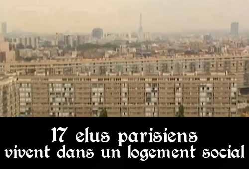 Elus parisiens, logement social