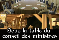 Table du conseil des ministres