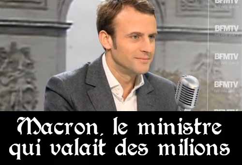 Emmanuel Macron millionnaire