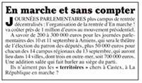 En marche et sans compter, Canard enchaîné