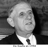 De Gaulle en 1958