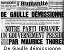 De Gaulle démissionne