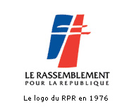 Le logo du RPR en 1976