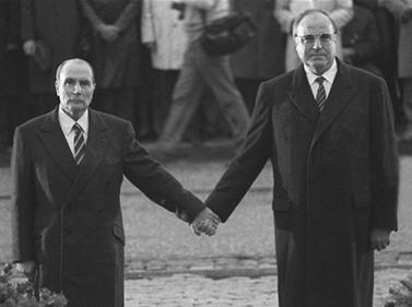 Mitterrand et Kohl