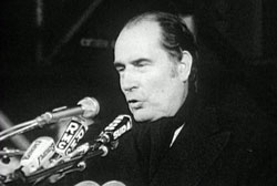 Mitterrand candidat en 1974