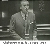 Chaban-Delmas, le 16 septembre 1969