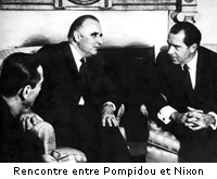 Rencontre entre Pompidou et Nixon