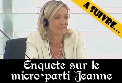 Enquête sur le micro-parti Jeanne