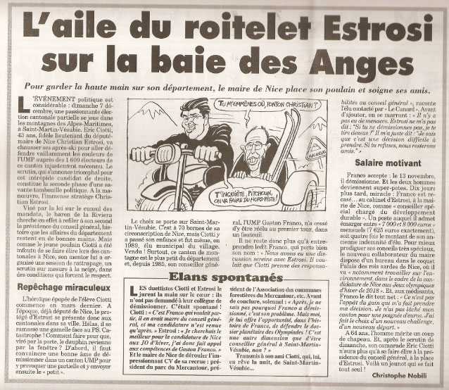 Christian Estrosi et le Canard Enchaîné