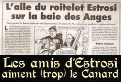 Estrosi et le Canard Enchaîné