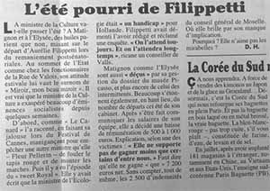 Eté pourri de Filippetti