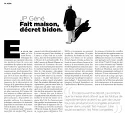 Fait maison, M, le magazine du Monde