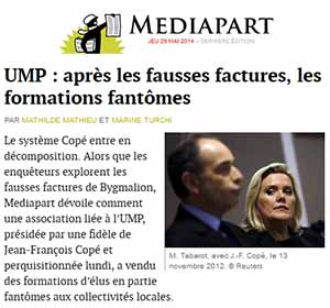 Fausses factures UMP - Mediapart