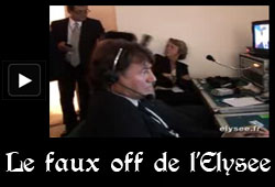 Le faux off de l'Elysée